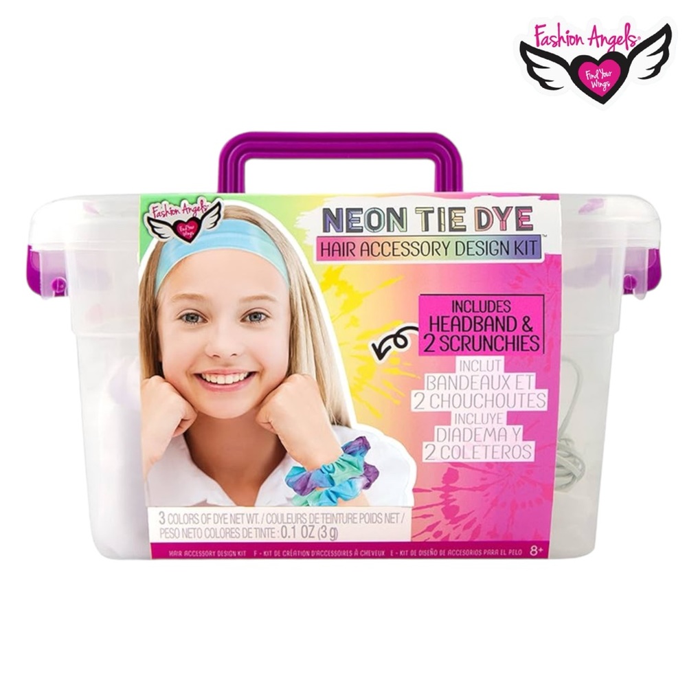 Fashion Angels Tie Dye Kit - Neon Hair Accessories Kit